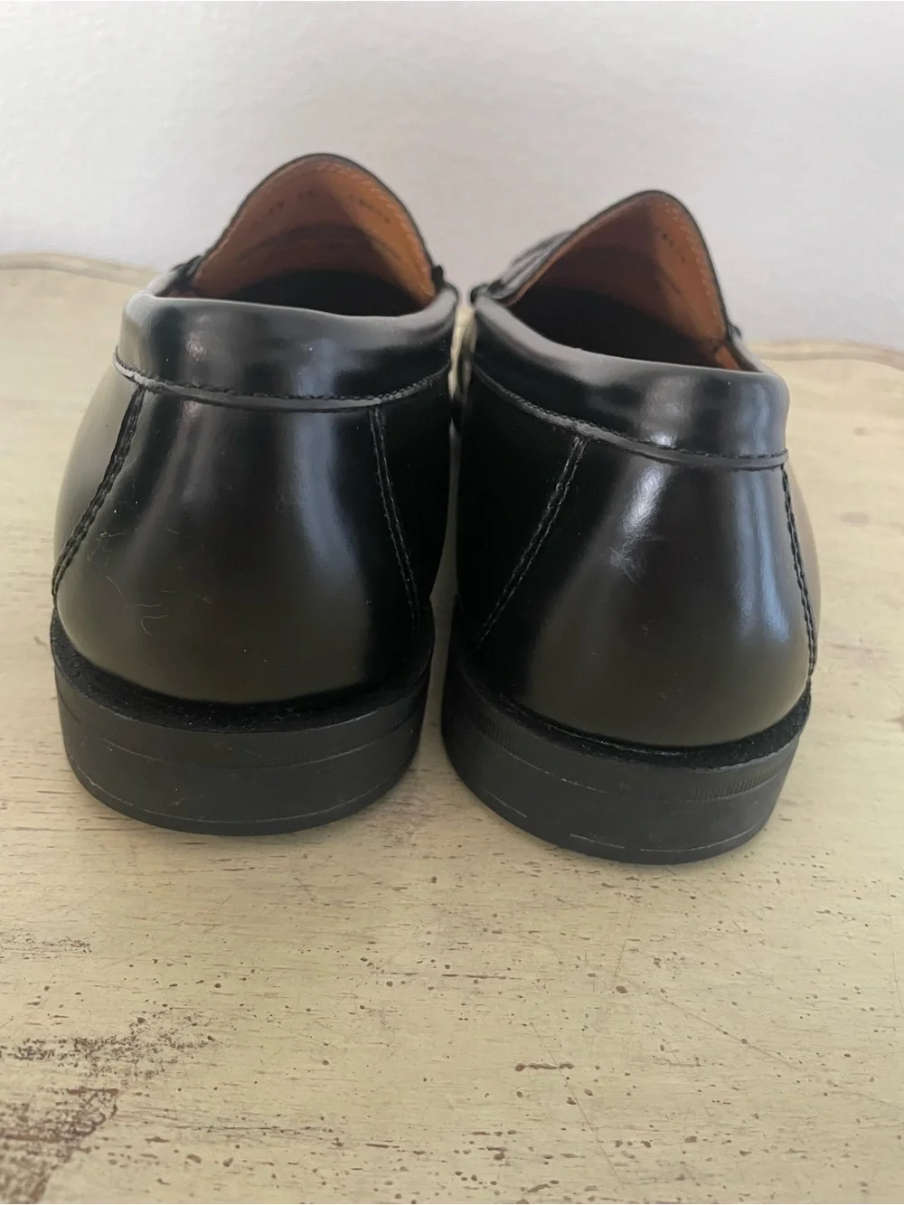J. CREW Camden kiltie tassel loafers with rubber soles in Black Size 10 M CO578